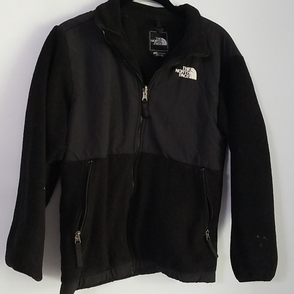 Boys north face black fleece